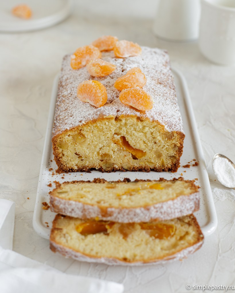 Кекс с мандаринами